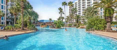 Indoor pool, outdoor pool