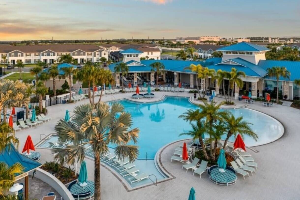 Piscine extérieure, piscine chauffée