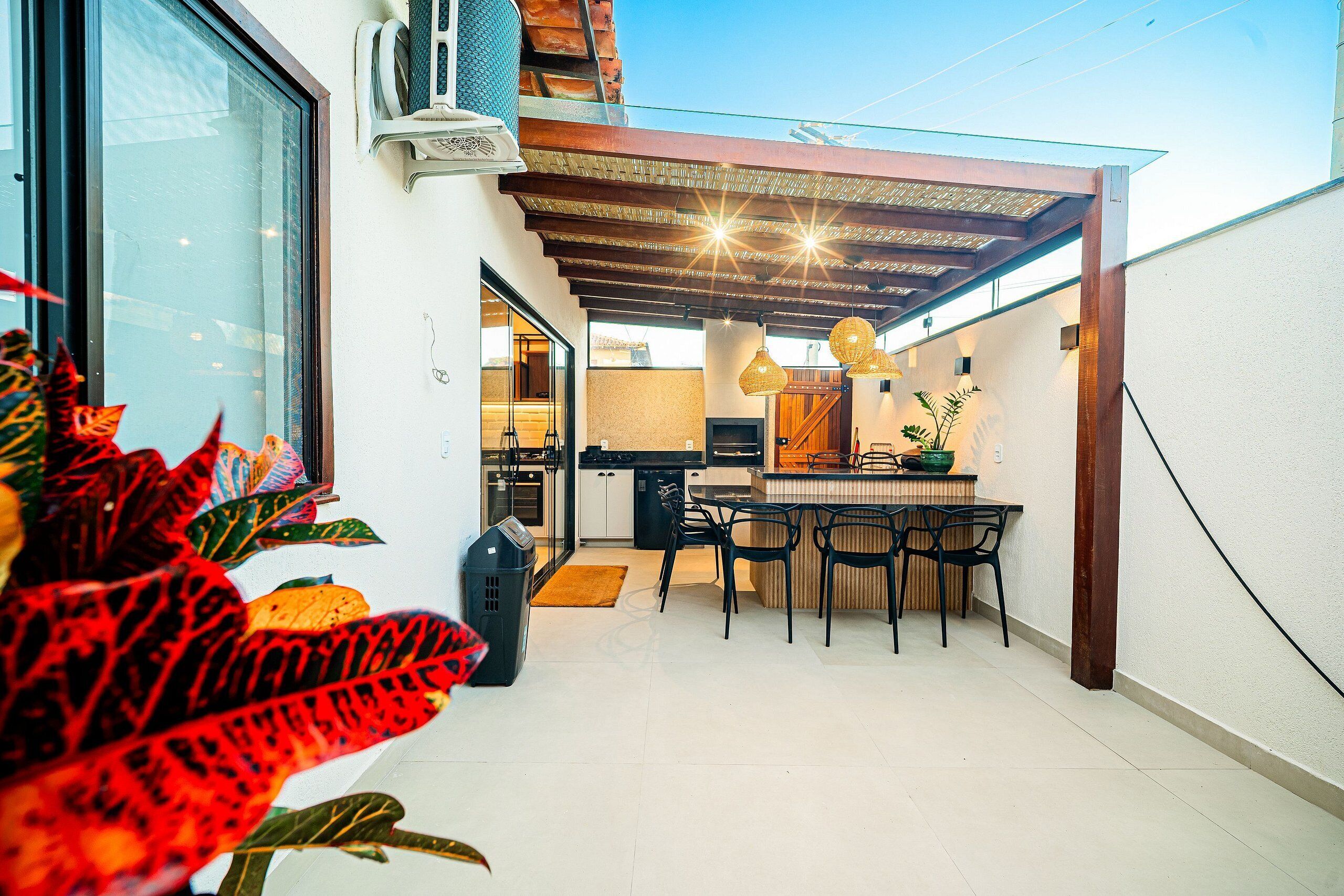 デラックス ヴィラ | 屋外ダイニングエリア