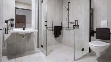 Dusj, såpe, sjampo og toalettpapir