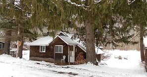 Exterior - Cozy Cabin Camping Rental for Four near Woodstock, Upstate New York (Big Indian)