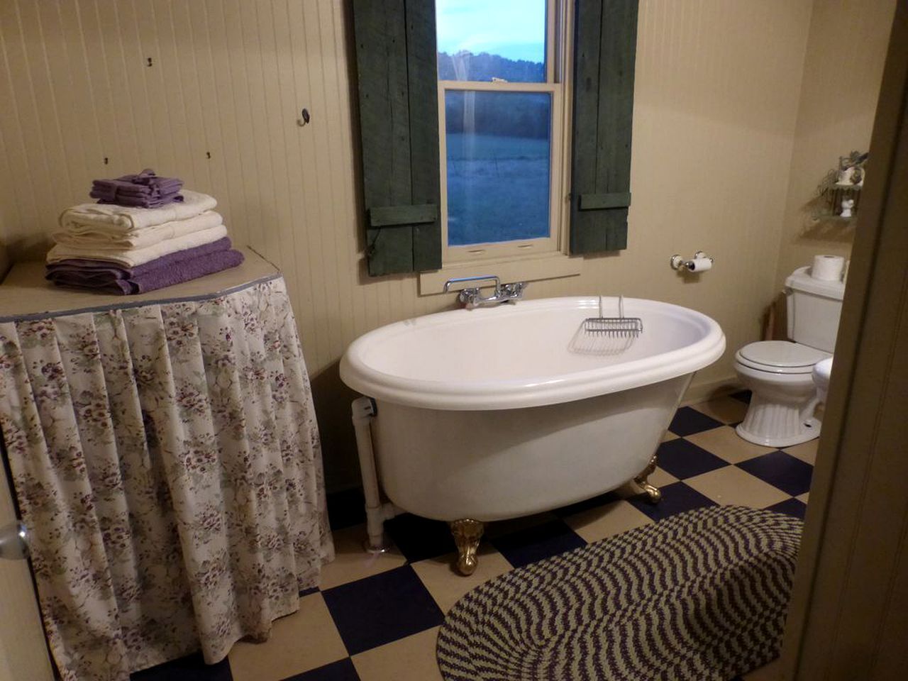 Hair dryer, towels