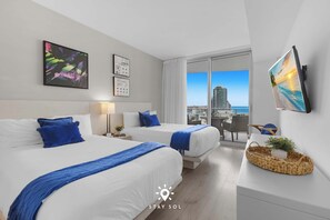 Desk, iron/ironing board, travel crib, WiFi - Insane Ocean Views | Beachfront + Pool (Hollywood)