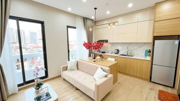 Basic Double Room, Balcony, City View | Desk, iron/ironing board, free WiFi