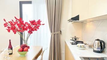 Basic Double Room, Balcony, City View