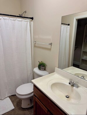 Shower, hair dryer, towels, shampoo - Charming One - Bed Hideaway (Oxford)