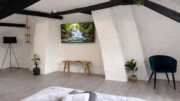 Family Apartment, 3 Bedrooms, Kitchen | Blackout drapes, iron/ironing board, free cribs/infant beds, free WiFi