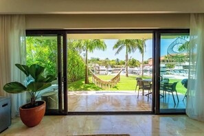 Interior - Luxe Marinafront Apartment w/ Pool & Hammock (Puerto Aventuras)