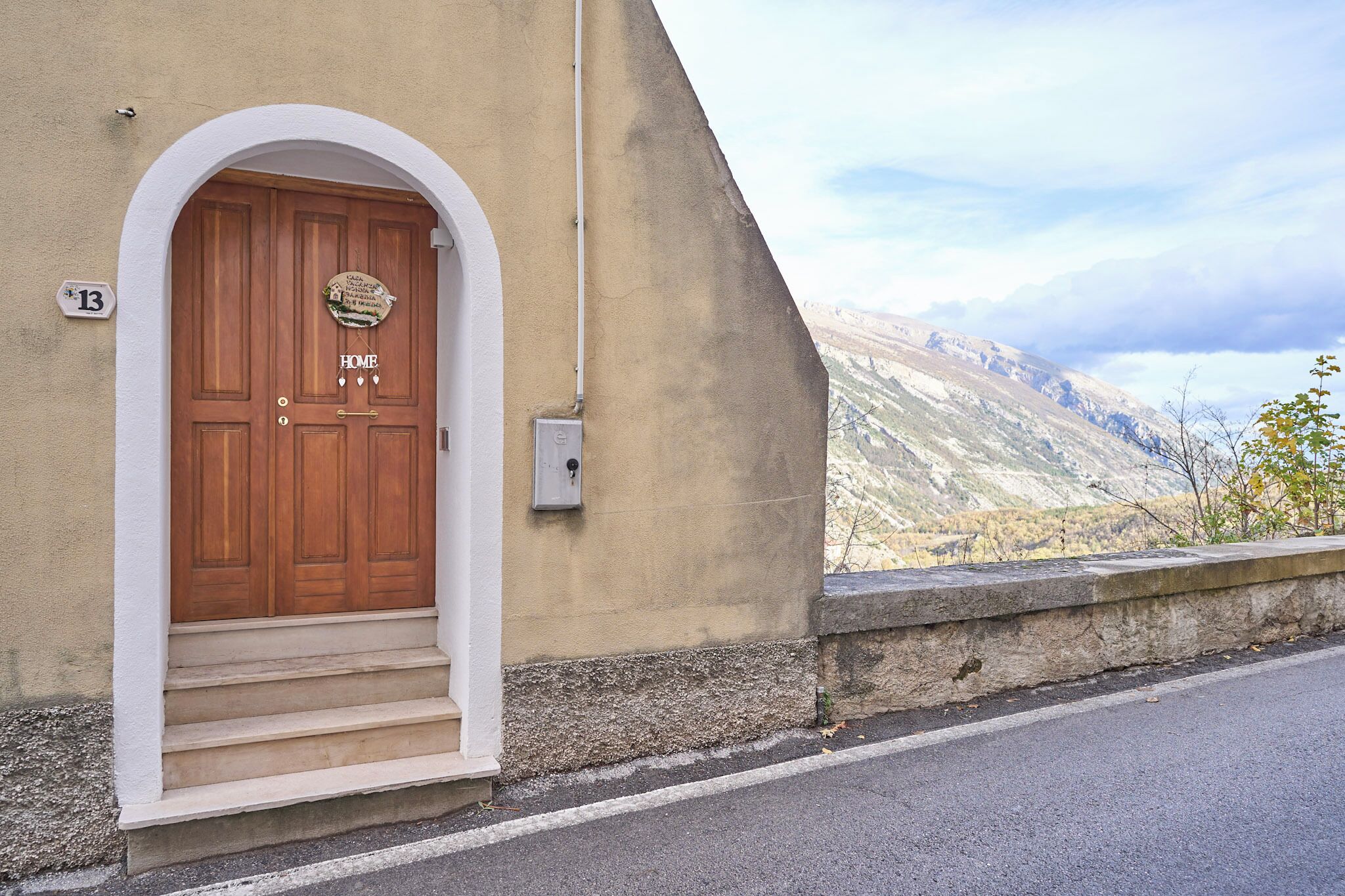 Fassade der Unterkunft