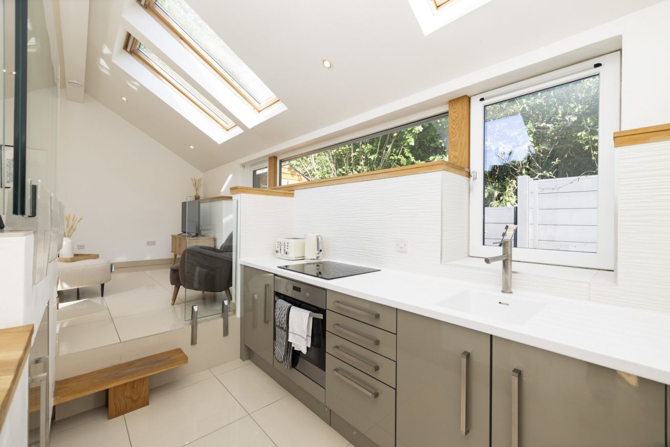 Fridge, microwave, dishwasher, toaster