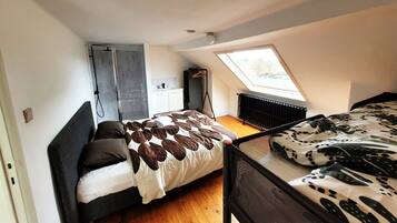 Blackout drapes, iron/ironing board, free WiFi