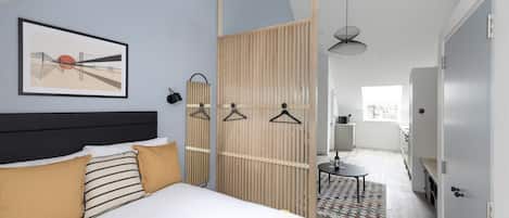 1 Schlafzimmer, Bügeleisen/Bügelbrett