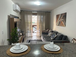 Living area - Cozy family apartment by the sea - Itaparica (Itaparica)