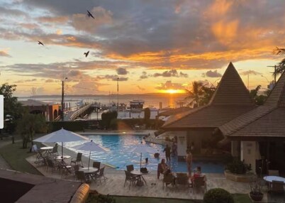 Flat aconchegante para família a beira mar -Itaparica