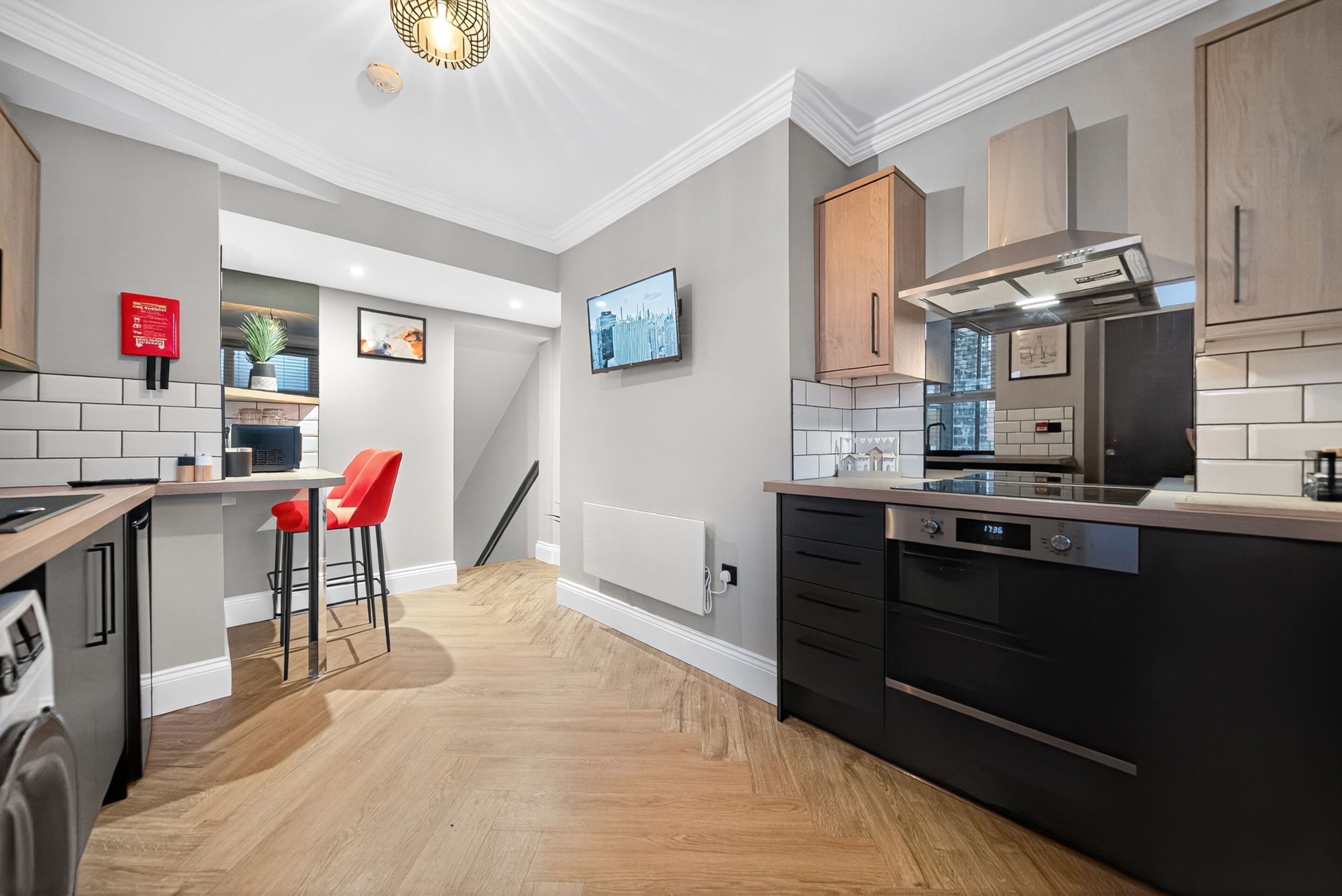 Appartement Familial | Cuisine partagée | Réfrigérateur, micro-ondes, four, plaque de cuisson