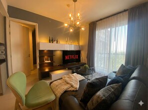 Living area - Unixx south pattaya - Two bedrooms apartment sea view with balcony all included (Pattaya City)