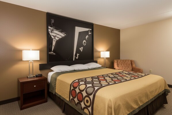 Room - Coratel Inn and Suites By Jasper Wichita North -Deluxe 1 King Bed NS (Wichita)