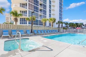 Pool - **New Listing** Island Royale Beach Front Penthouse on 15th Floor (Gulf Shores)