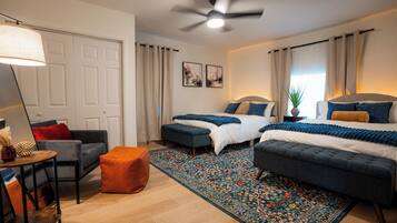 Iron/ironing board, free WiFi, bed sheets