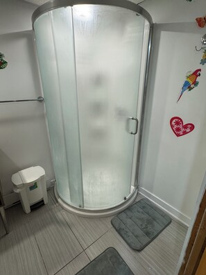 Shower, hair dryer, towels, soap - Cozy 2-bedroom apartment in amazing Longueuil (Longueuil)