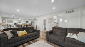 Living area - Private Beach Escape + Dock + Firepit (Osage Beach)