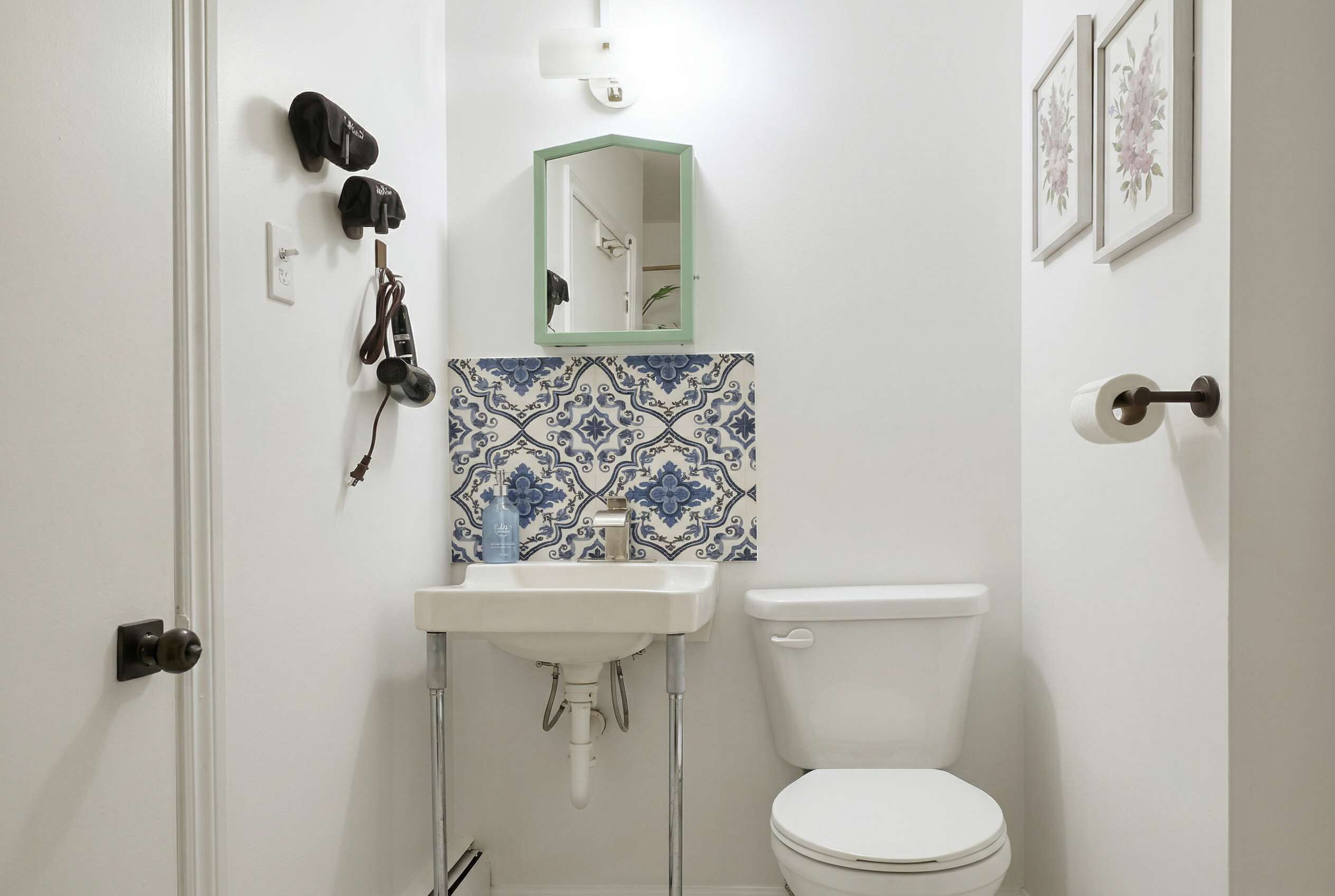 Dusche, Haartrockner, Shampoo