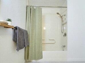 Shower, hair dryer
