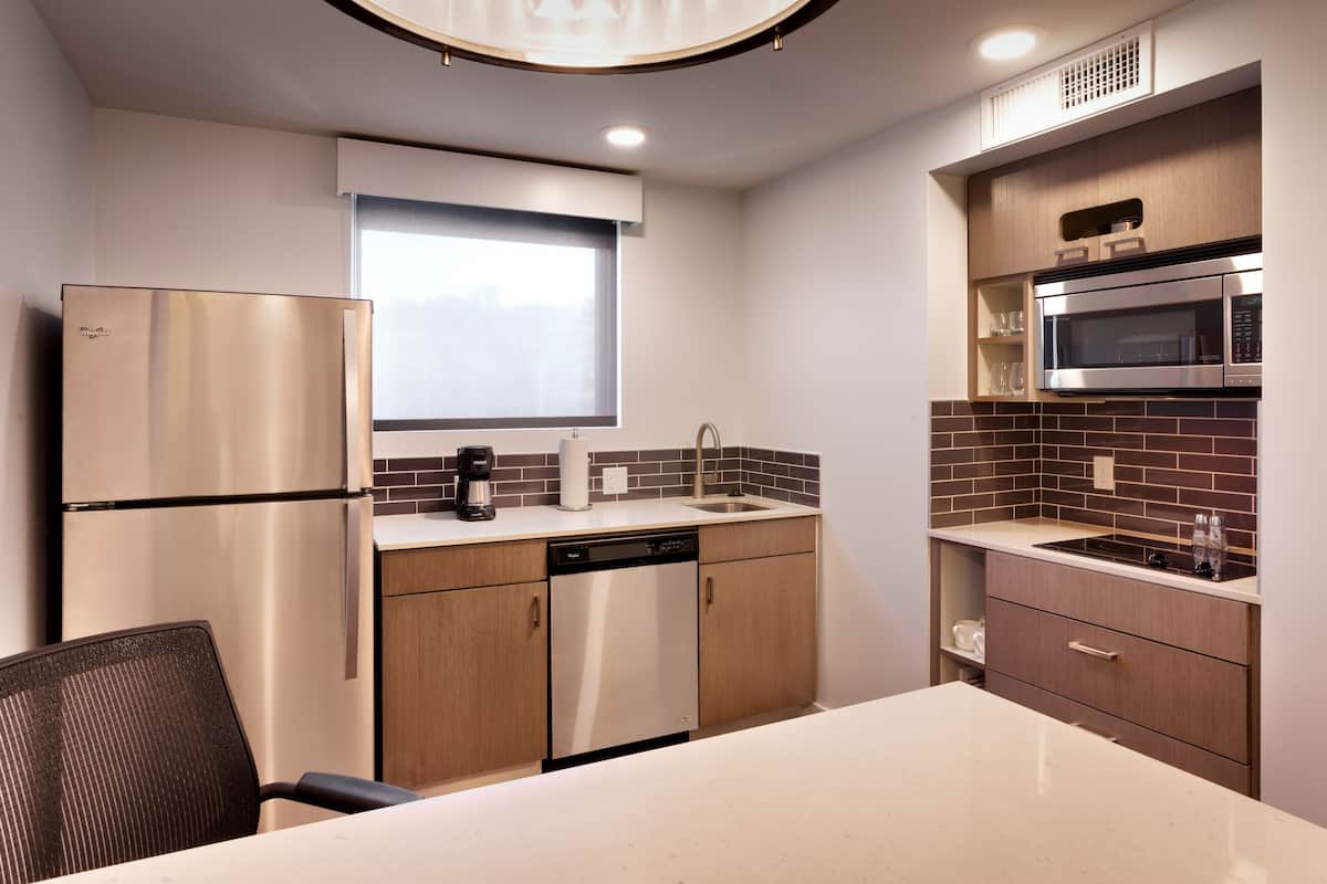 In-room safe, desk, blackout curtains, iron/ironing board