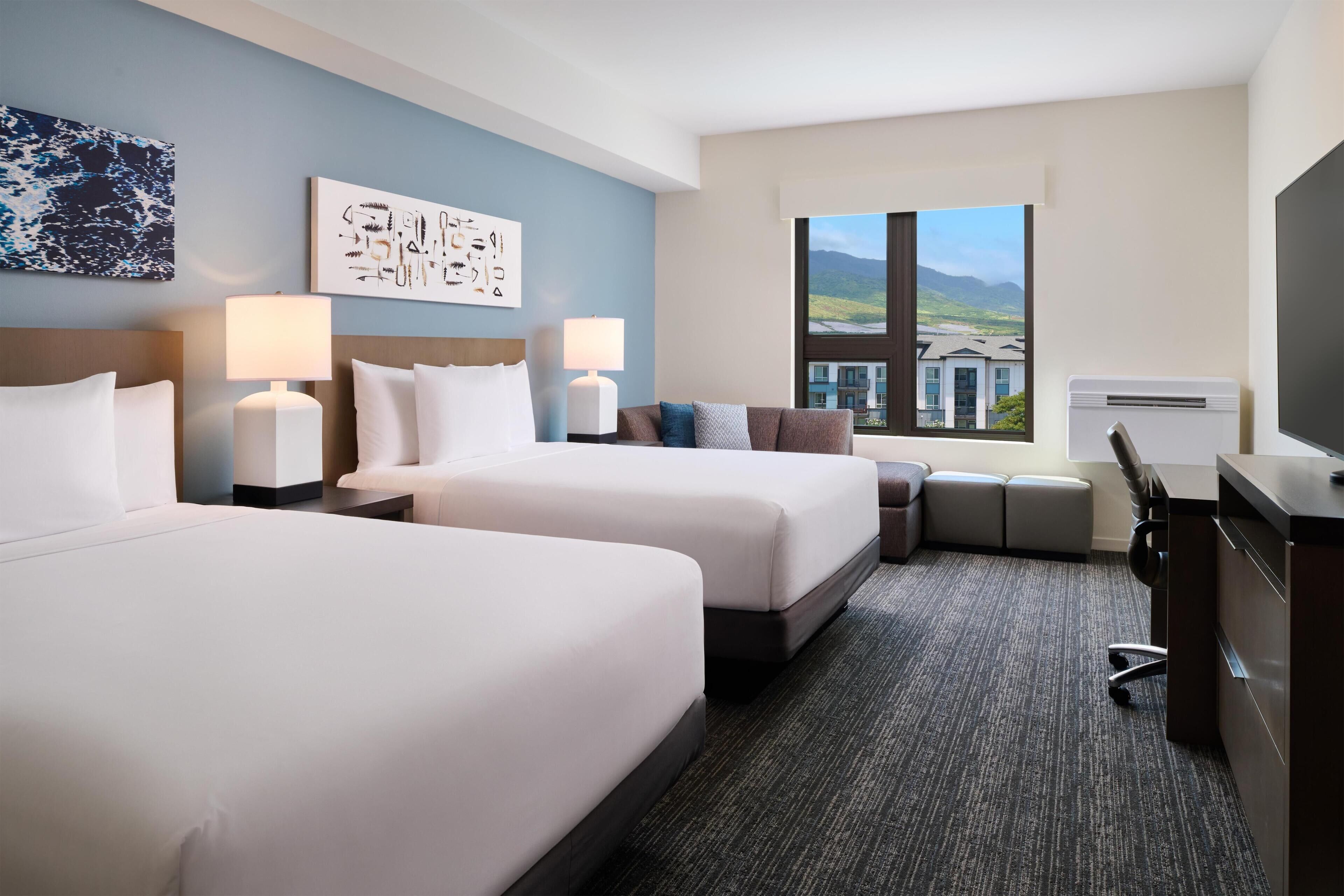 In-room safe, desk, blackout curtains, iron/ironing board