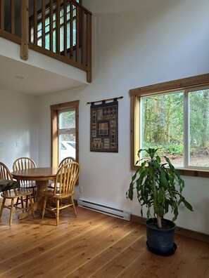 Dining - Headquarters Ridge Cabin located on family farm opened Dec 2025 (Courtenay)
