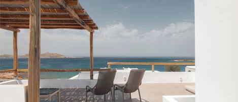 Superior Villa, Balcony, Sea View | Balcony view