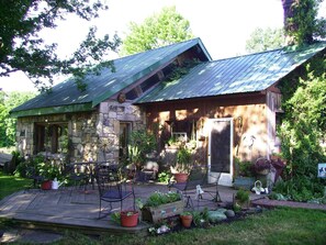 Exterior - This unique property is a perfect place to relax and unwind. (Fayetteville)