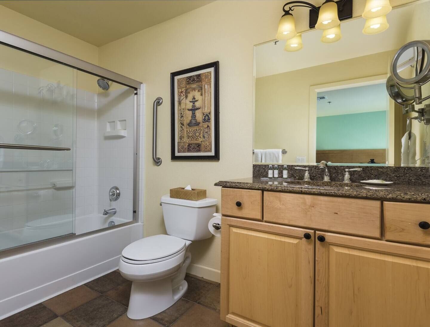 Towels, soap, toilet paper