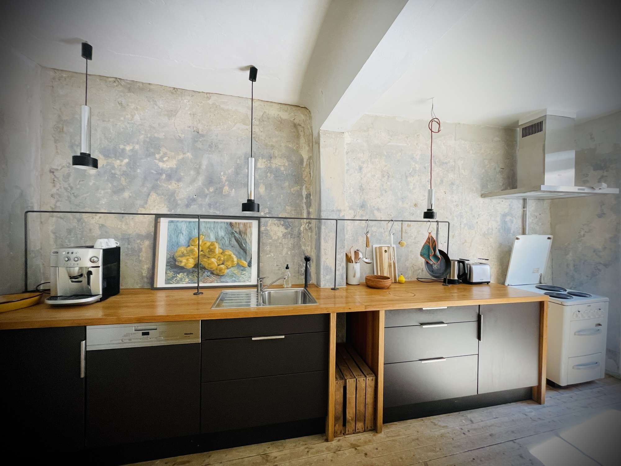 Kühlschrank, Ofen, Herdplatte, Geschirrspüler