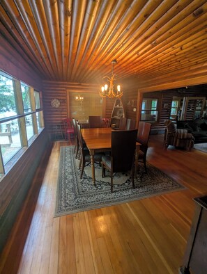 Dining - Secluded 8 acre lakefront resort on Grand Portage Lake. (Mercer)