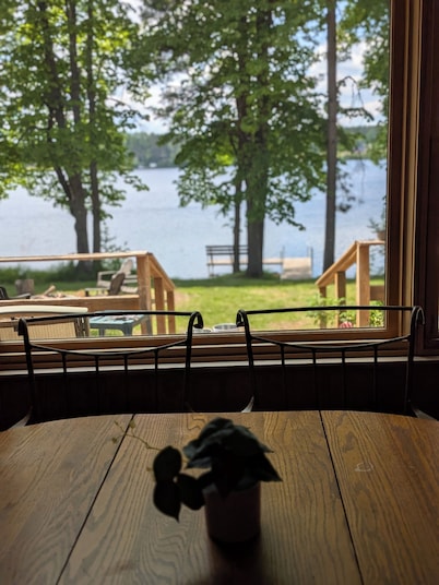 Secluded 8 acre lakefront resort on Grand Portage Lake.