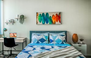 1 chambre, fer et planche à repasser, Wi-Fi, draps fournis