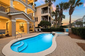 Pool - Gulf View Retreat with Private Pool, Elevator and Bikes | 3 Minutes to Beach (Destin)