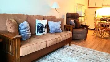 TV, fireplace, ping pong