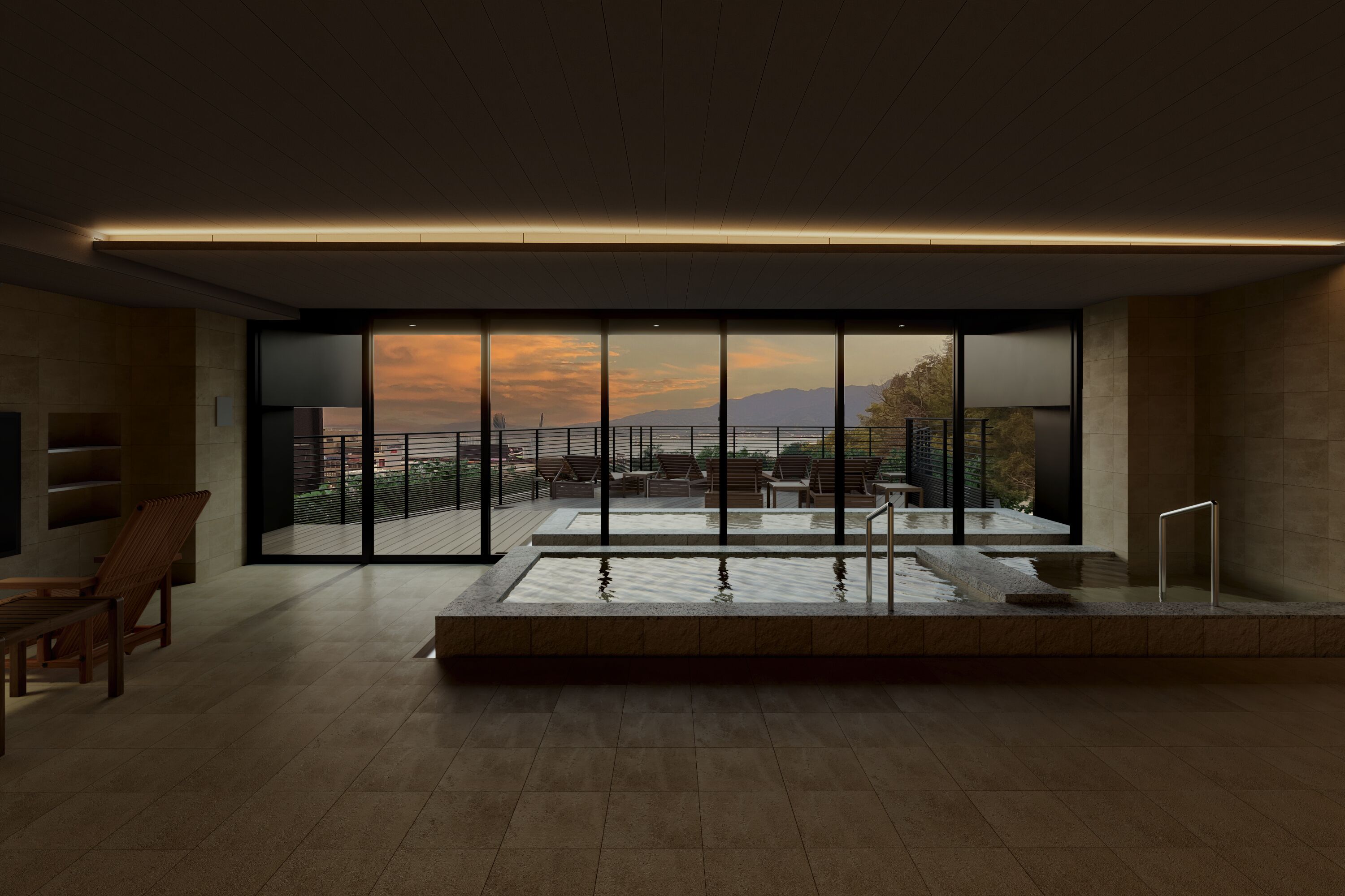 Kombinert dusj/badekar, toalettartikler (inkludert), hårføner og sjampo