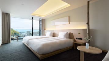 Twin Room, Balcony | Beach/ocean view