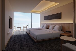 Twin Room, Balcony | Free WiFi - HOTEL FORK & KNIFE Miyajima (Hatsukaichi)