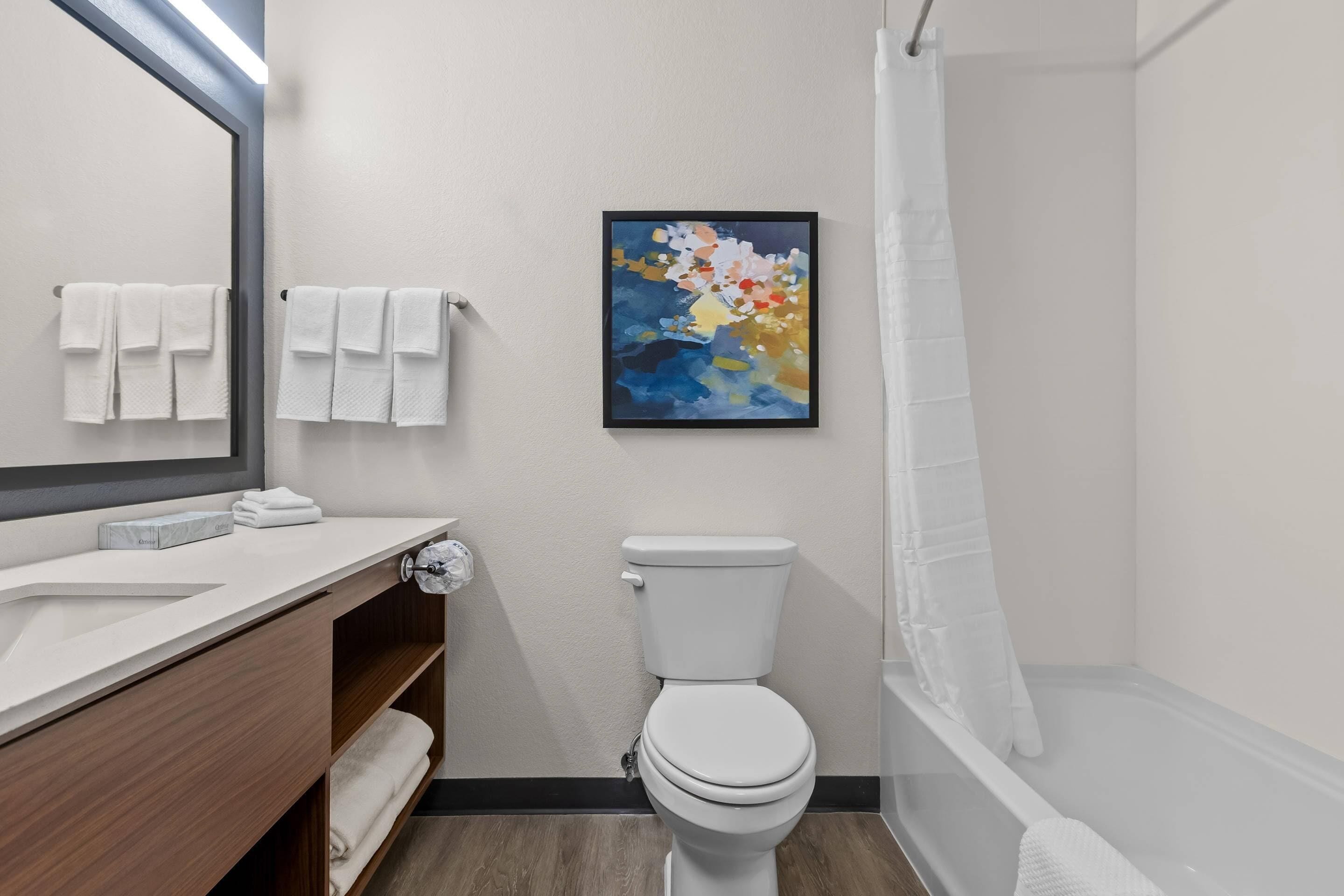 Suite, 2 Queen Beds, Non Smoking | Bathroom