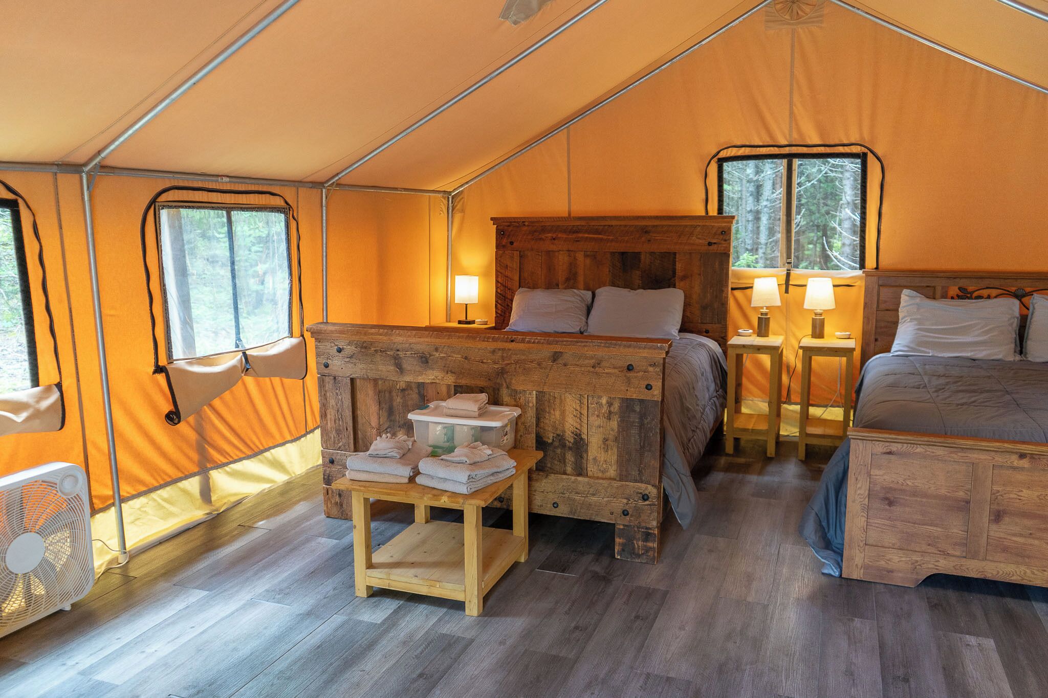 Safari Glamping Tent! Forest Retreat & Hot Tubs! - Nouveau-Brunswick
