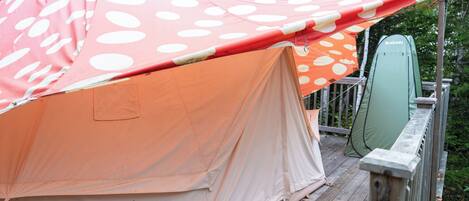 Overnattingsstedets uteområder