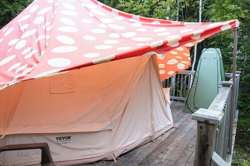 Bell Glamping Tent | Forest Retreat & Hot Tubs!