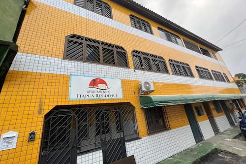 Fassade der Unterkunft