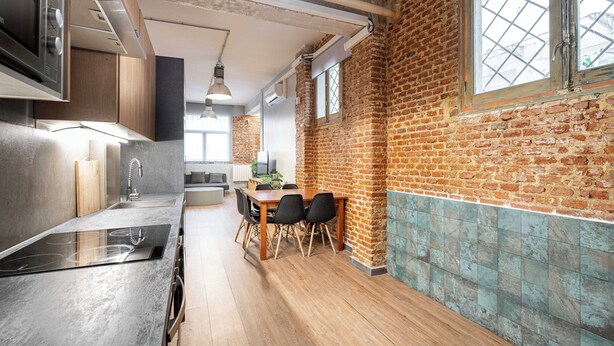 Coffee/tea maker, fridge, microwave, oven - Superior Apartment Prosperidad (Madrid)