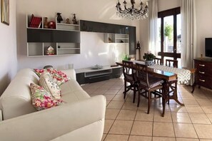Living area - At Licia's house (Cuggiono)