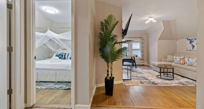 Stylish Newark 2BR | Great WFH, WiFi, Near Transit